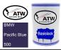 Preview: BMW, Pacific Blue, 500: 500ml Lackdose, von ATW Autoteile West.